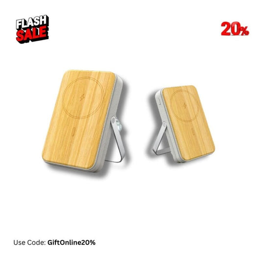 BAM POWER: 10,000mAh MagSafe Power Bank – Eco-Friendly Charging with 15W Wireless Capability