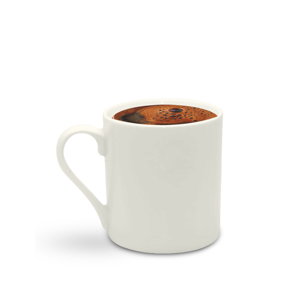 6oz BONE CHINA MUG – Perfect for Espresso, Coffee, and Tea with Customizable Options