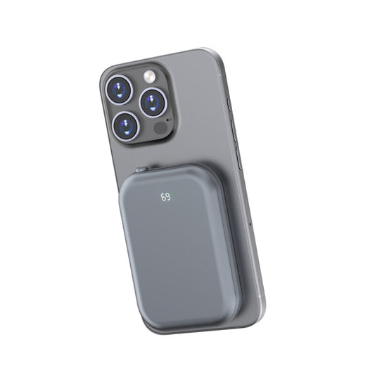 IPOWER-MAX ? Ultra-Slim 10,000mAh MagSafe Power Bank with 37.5W Dual Fast Charging & Wireless Support for Earbuds & Apple Watch