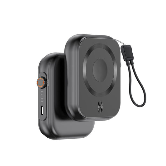 IPOWER PRO wireless charger ? Compact 5000mAh Power Bank with 20W Fast Type-C Output & Wireless Charging for Earbuds and Apple Watch
