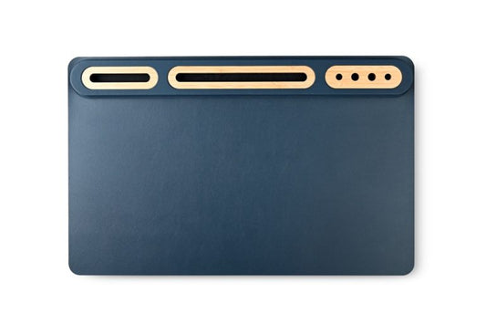 SOFTIDESK ORGANIZER – Eco-Friendly Desk Mat with Bamboo Holders for Ultimate Organization