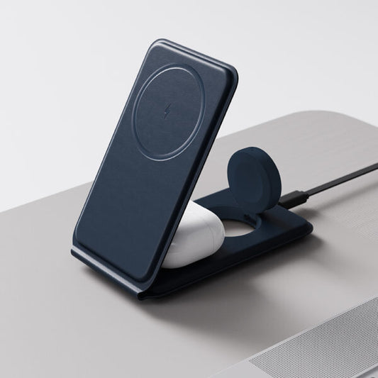 3n1 MAGBOLT PRO – Compact Foldable 3-in-1 Wireless Charger with 15W Fast Phone Charging & Dual Watch Compatibility