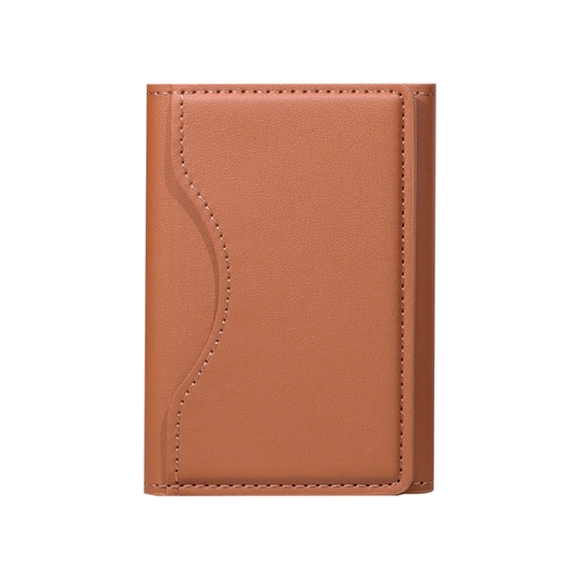 CARD CASE ? Slim PU Leather Card Holder with MagSafe Attachment for Secure and Easy Access