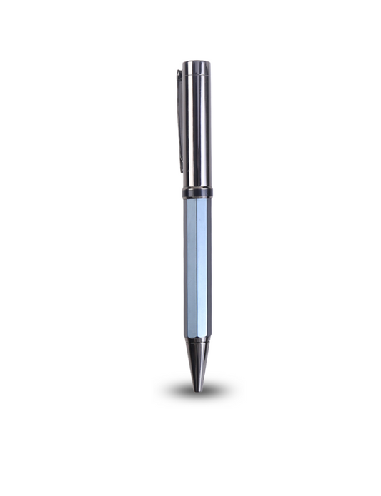 ALLURE PEN – Luxury Octagon-Sided Twist Ballpoint Pen with Gunblack Accents