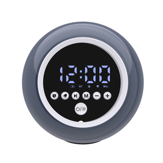 LUNA ? Multifunctional Bluetooth Speaker with JL 5.3 Chip, RGB Ambient Light, Alarm Clock & Phone Stand
