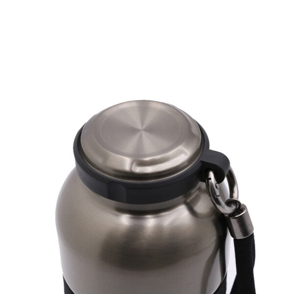 PRIME FLASK ? Premium 420ml Double-Wall Stainless Steel Flask with Vacuum Insulation & Leak-Proof Silicone Seal