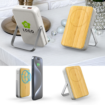 BAM POWER: 10,000mAh MagSafe Power Bank – Eco-Friendly Charging with 15W Wireless Capability