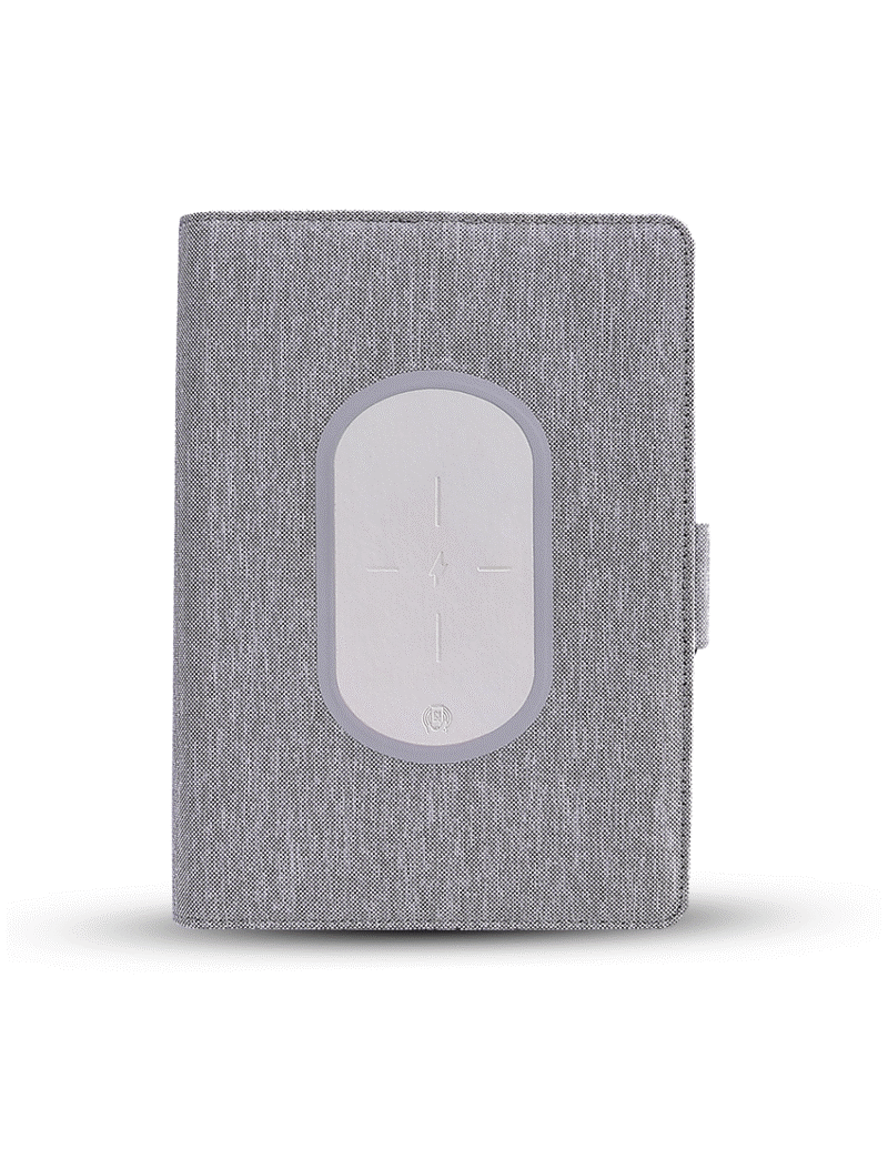 CHARGE NOTE – A5 Wireless Charger Notebook with NFC Technology and 5000mAh Power Bank