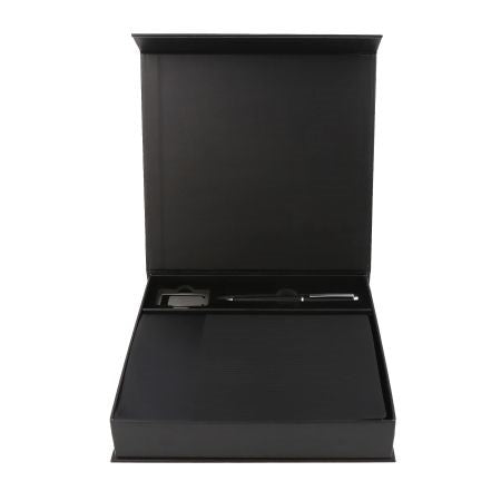 AGENDA SET – Elegant Notebook, Metal Pen, and Bookmark Gift Set