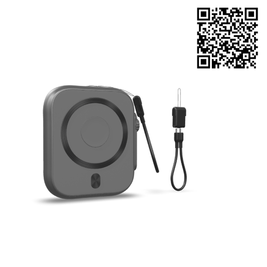 IPOWER-PRO – Compact 5000mAh Power Bank with 20W Fast Type-C Output & Wireless Charging for Earbuds and Apple Watch