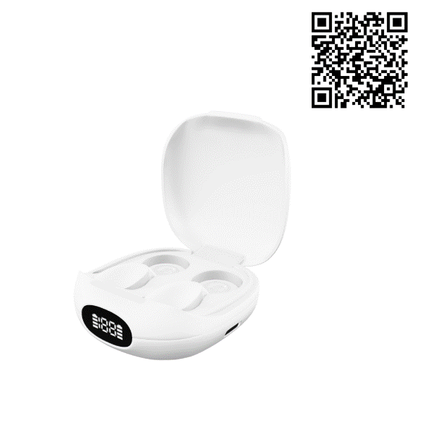 BUDSY – Compact TWS Bluetooth 5.4 Earbuds with 13mm Stereo Speakers, Touch Controls & Digital Battery Display