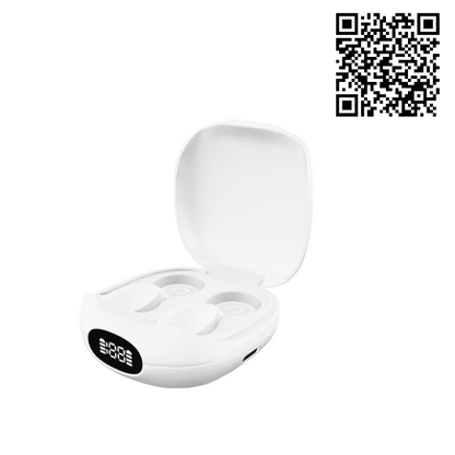 BUDSY – Compact TWS Bluetooth 5.4 Earbuds with 13mm Stereo Speakers, Touch Controls & Digital Battery Display