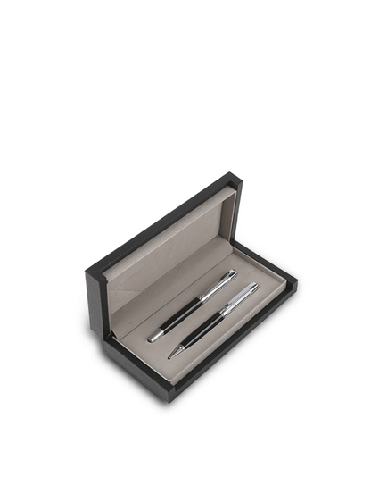 EXQUISITE PLUS PEN SET – Luxury Brass Roller and Ballpoint Pen Set with Elegant Design
