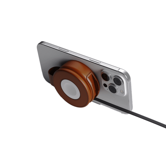 2n1 YOYO – Compact 15W Wireless Charger with Retractable Cable & Dual Watch Compatibility for Apple & Samsung