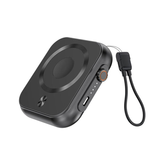 IPOWER-PRO – Compact 5000mAh Power Bank with 20W Fast Type-C Output & Wireless Charging for Earbuds and Apple Watch