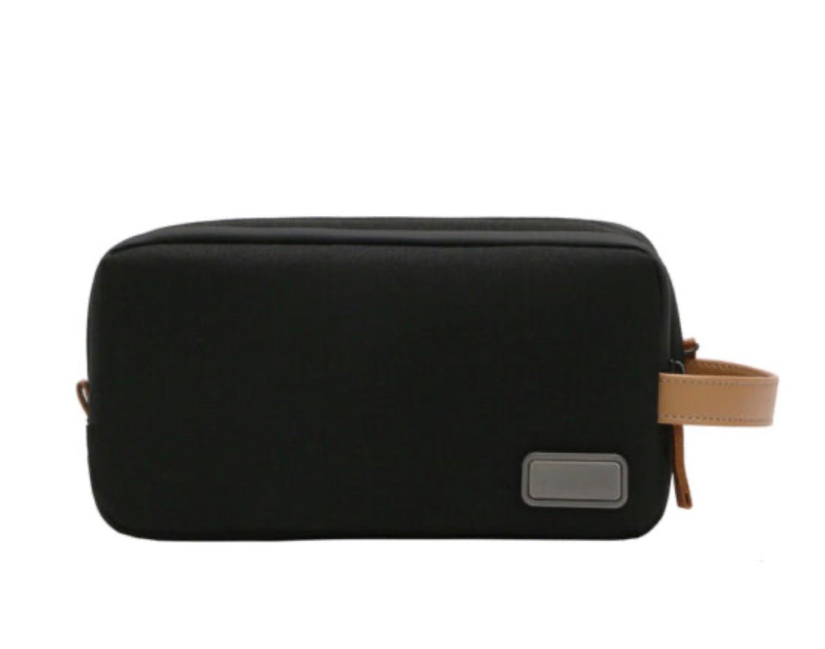 RPET HAMZA – Compact Water-Resistant Travel Pouch with Padded & Mesh Pockets for Organized Tech Accessories