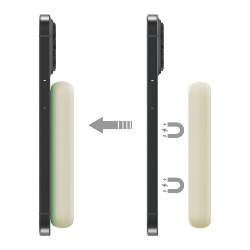 CAIRO MAGPOWER – Premium MagSafe Power Bank with 15W Wireless Charging