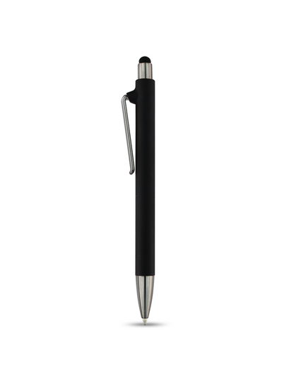 SPLENDID PEN – Versatile Rubberized Barrel Pen with Stylus and Semi-Gel Ink