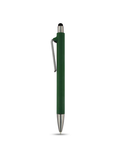 SPLENDID PEN – Versatile Rubberized Barrel Pen with Stylus and Semi-Gel Ink