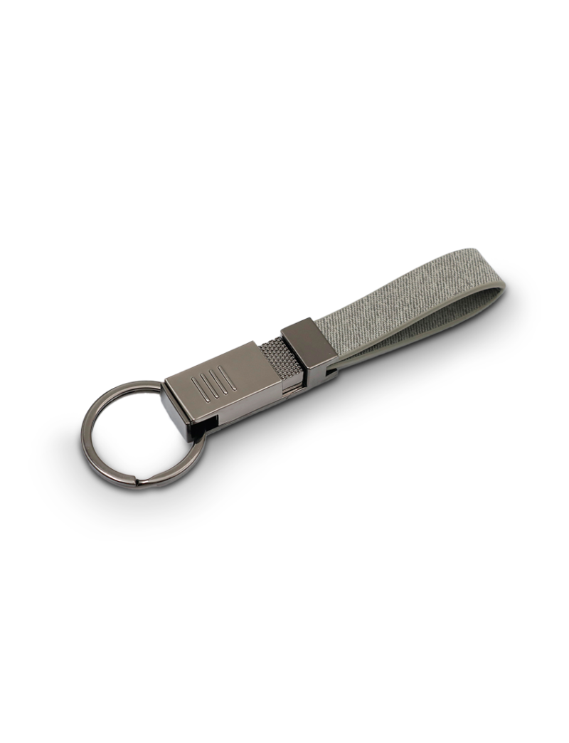 CHIC KEYCHAIN – Innovative Slide-Down Keyholder in PU and Gunblack Metal