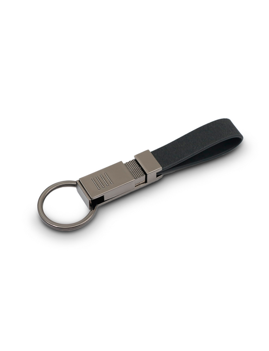 CHIC KEYCHAIN – Innovative Slide-Down Keyholder in PU and Gunblack Metal