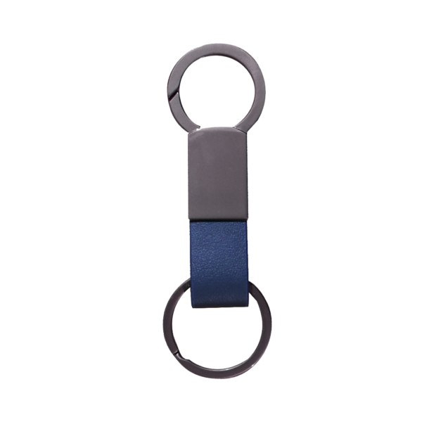 KEY KEEPER ? Elegant PU Leather & Metal Durable Keychain with Sleek Design
