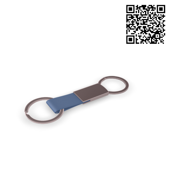 KEY KEEPER ? Elegant PU Leather & Metal Durable Keychain with Sleek Design