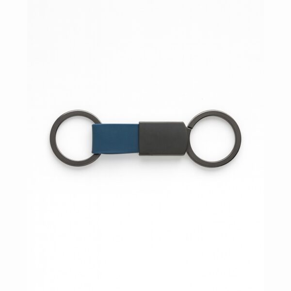 KEY KEEPER ? Elegant PU Leather & Metal Durable Keychain with Sleek Design