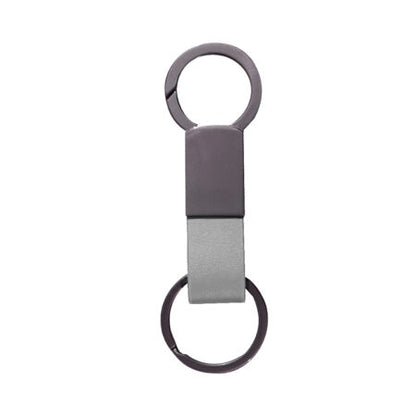 KEY KEEPER ? Elegant PU Leather & Metal Durable Keychain with Sleek Design