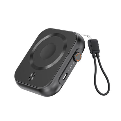 IPOWER PRO wireless charger ? Compact 5000mAh Power Bank with 20W Fast Type-C Output & Wireless Charging for Earbuds and Apple Watch