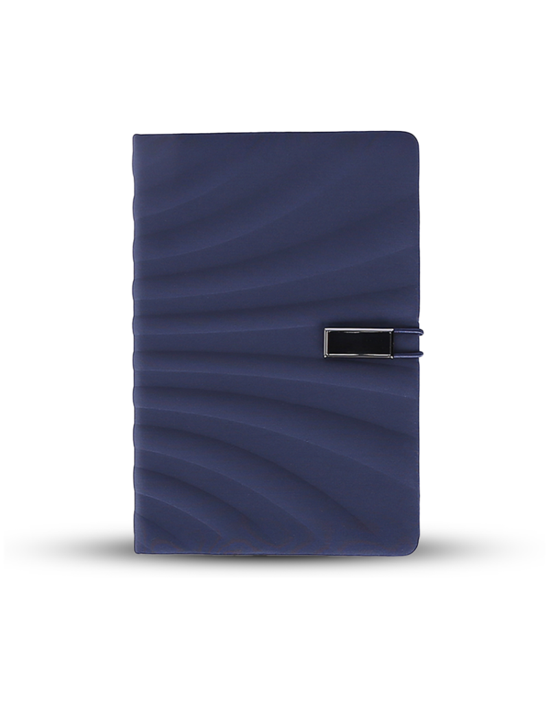 SOPHI NOTE – A5 Notebook with Wavy Design and Elastic Closure