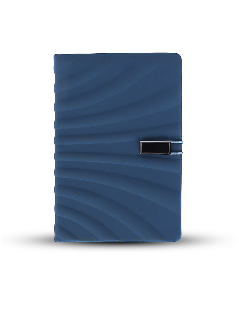 SOPHI NOTE – A5 Notebook with Wavy Design and Elastic Closure
