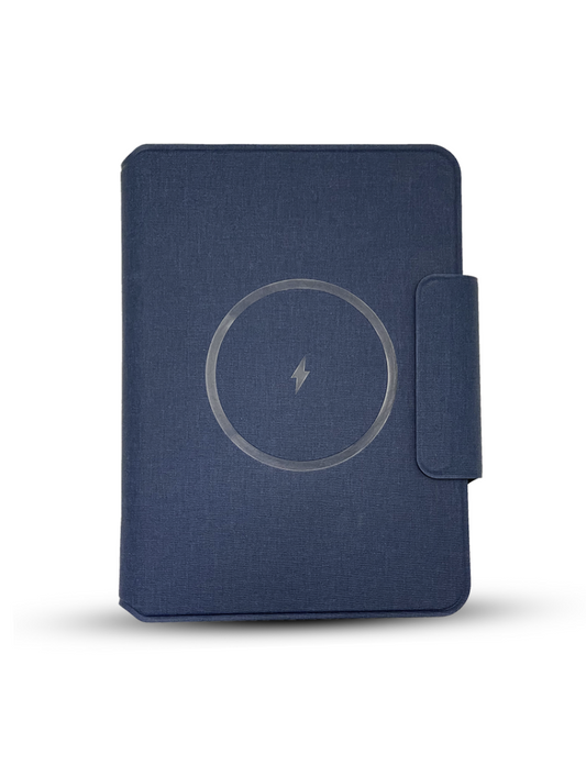 POWER NOTE with FLAP – Wireless Charging Notebook with 5000mAh Power Bank