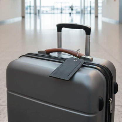 LUGGAGE TAG – Durable RCS PU Luggage Tag with Secure Wire Cable Loop