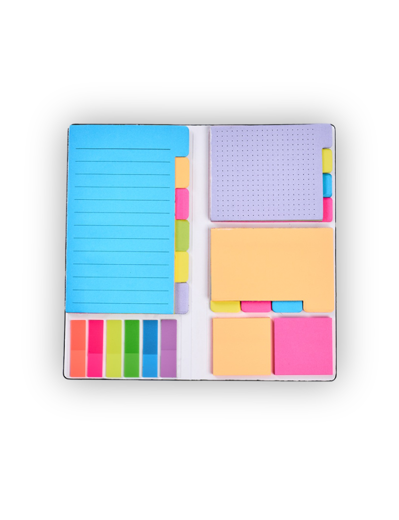 STICKY NOTE – Versatile Sticky Notes in Various Sizes with PU Cover