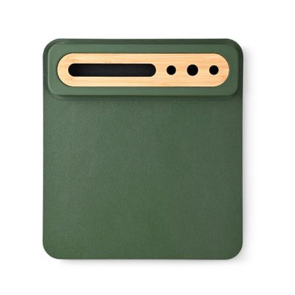 SOFTI MOUSEPAD – Eco-Friendly Foldable Mousepad with Bamboo Organizer for Phones and Pens