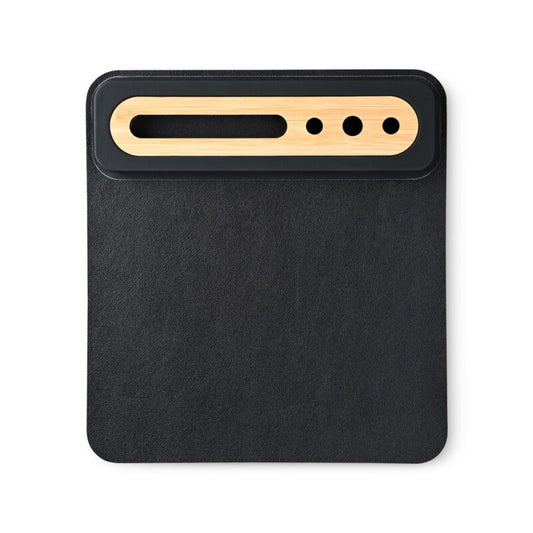 SOFTI MOUSEPAD – Eco-Friendly Foldable Mousepad with Bamboo Organizer for Phones and Pens