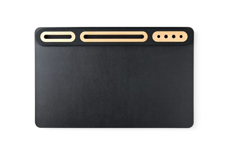 SOFTIDESK ORGANIZER – Eco-Friendly Desk Mat with Bamboo Holders for Ultimate Organization