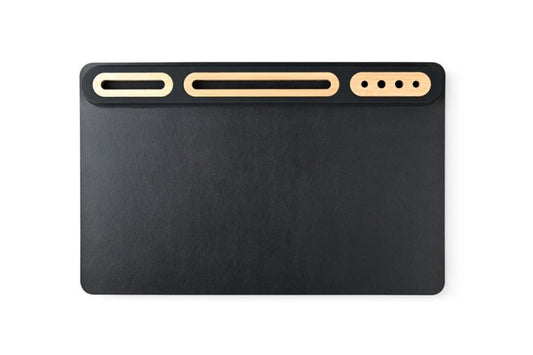 SOFTIDESK ORGANIZER – Eco-Friendly Desk Mat with Bamboo Holders for Ultimate Organization