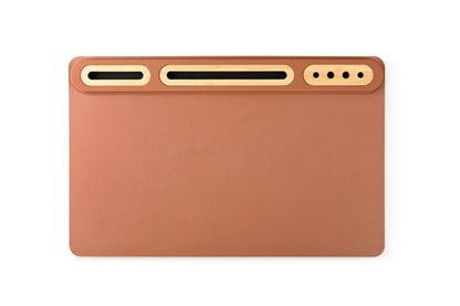 SOFTIDESK ORGANIZER – Eco-Friendly Desk Mat with Bamboo Holders for Ultimate Organization