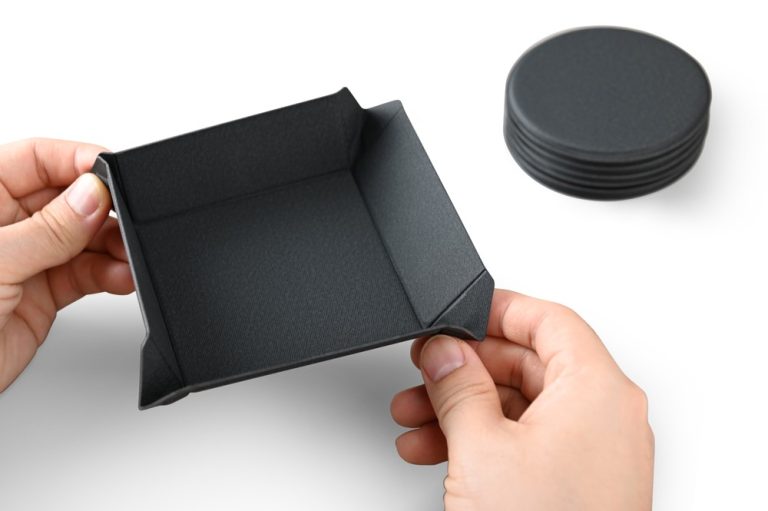 TRAY COASTER – Eco-Friendly Coasters with Stylish Storage Tray