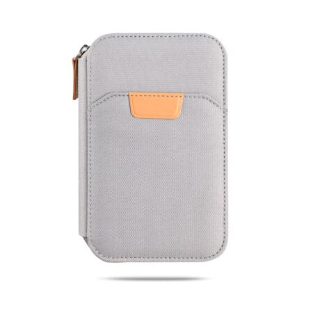 RPET TRAVI – Eco-Friendly Travel Wallet with Multiple Slots and Zipper Closure