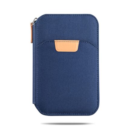 RPET TRAVI – Eco-Friendly Travel Wallet with Multiple Slots and Zipper Closure