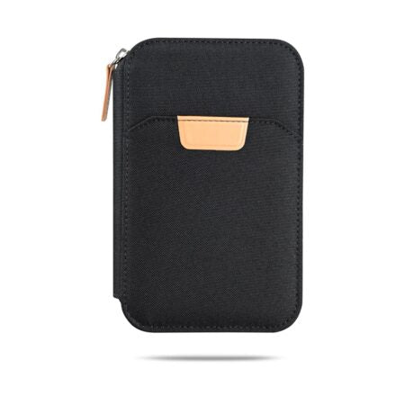 RPET TRAVI – Eco-Friendly Travel Wallet with Multiple Slots and Zipper Closure