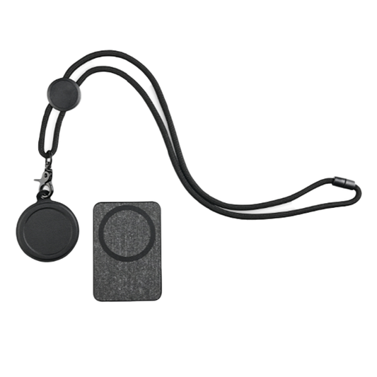 SMART ID Dark Grey – Versatile ID Holder with Built-in Tracker and Phone Stand
