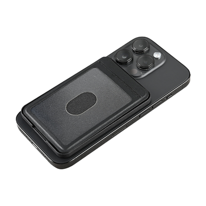 SMART ID Dark Grey – Versatile ID Holder with Built-in Tracker and Phone Stand