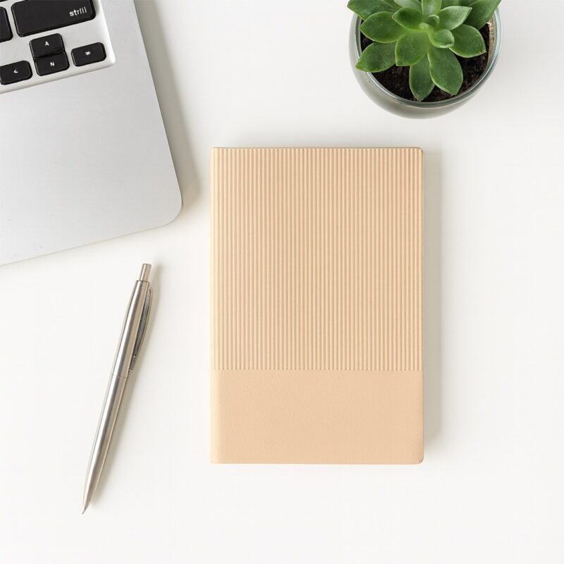 A6 AGENDA ? Compact PU Leather Notebook with 120 High-Quality Sheets for Notes, Writing & Journaling