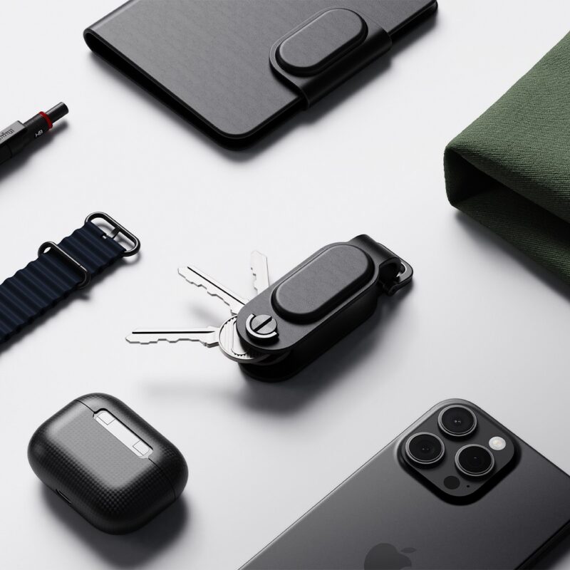FINDY KEY ? Compact Stylish Key Organizer with Dual Findy Integration for Apple Find My & Google Find Hub