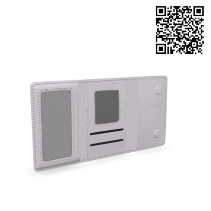 CARD CASE ? Slim PU Leather Card Holder with MagSafe Attachment for Secure and Easy Access