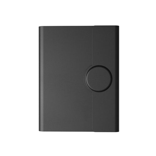 ROUNDFY PASSPORT ? High-Tech Recycled PU Passport Holder with Dual Findy Tracking for Apple FindMy & Google Hub